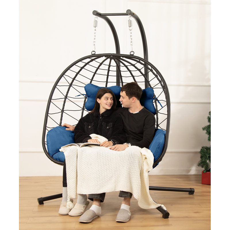 SYNGAR Hanging Egg Chair, Swing Chair with Steel Hammock